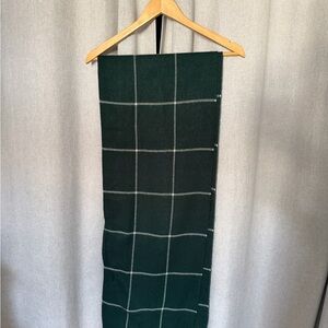 Madewell Green Plaid Scarf Wrap